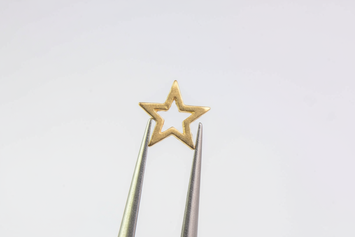 Złoty gems Gwiazdka