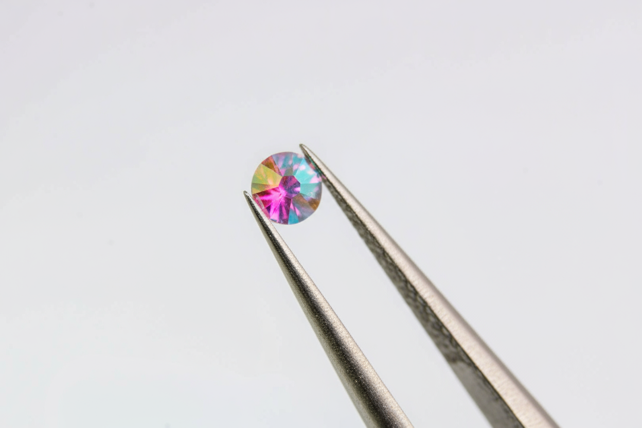 Okrągłe kryształki Preciosa polaryzacja 72szt