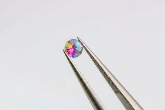 Okrągłe kryształki Preciosa polaryzacja 72szt