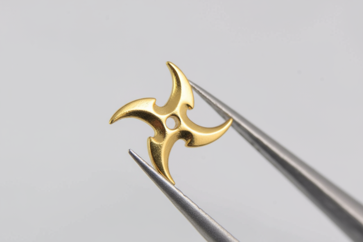 Złoty gems Shuriken