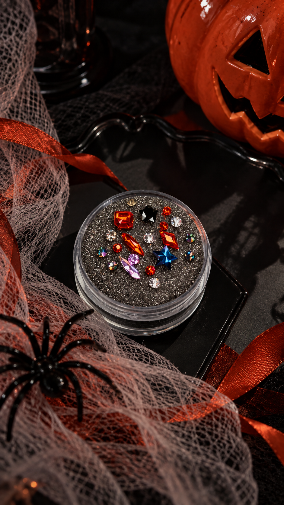 Halloweenowy zestaw kryształków