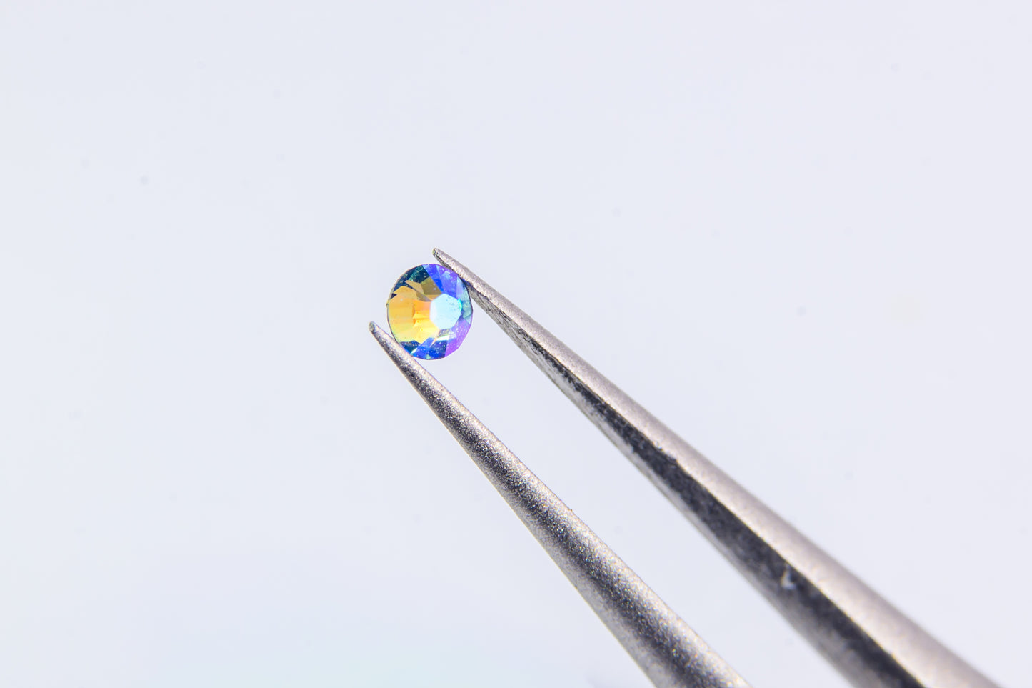 Okrągłe diamenciki Swarovski Light Sapphire Shimmer 100szt