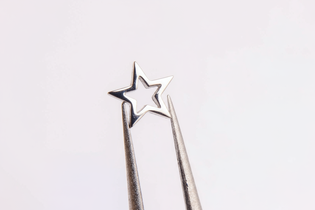 Złoty gems Gwiazdka